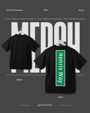 BLACK HENRI'S WAY TEE